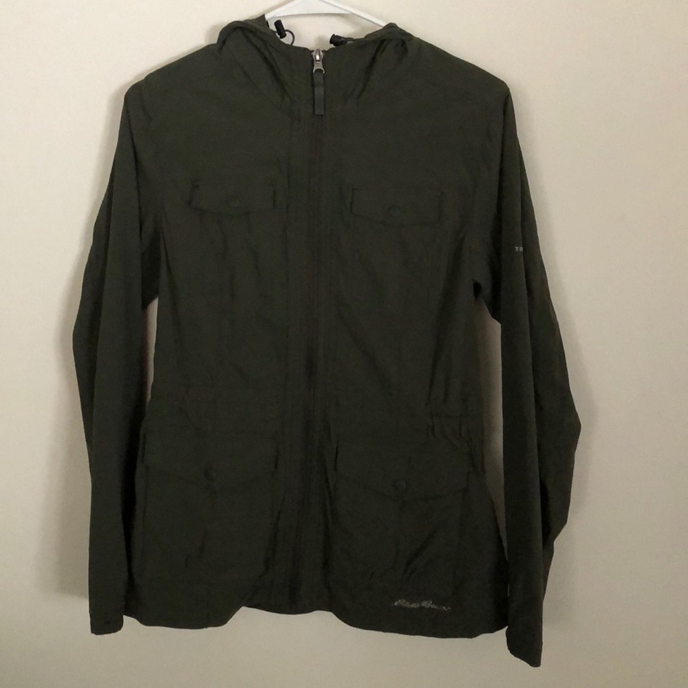 Eddie Bauer hunter green utility jacket